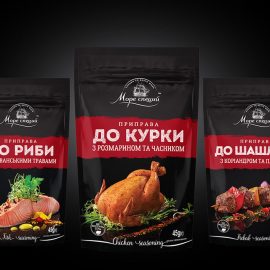 طراحی بسته بندی سلفون چاشنی و ادویه