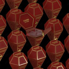 طراحی بسته بندی زعفران دیاموند با رعایت استانداردهای چاپی