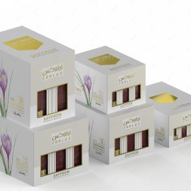 جعبه مادر زعفران نگین زرلوکس