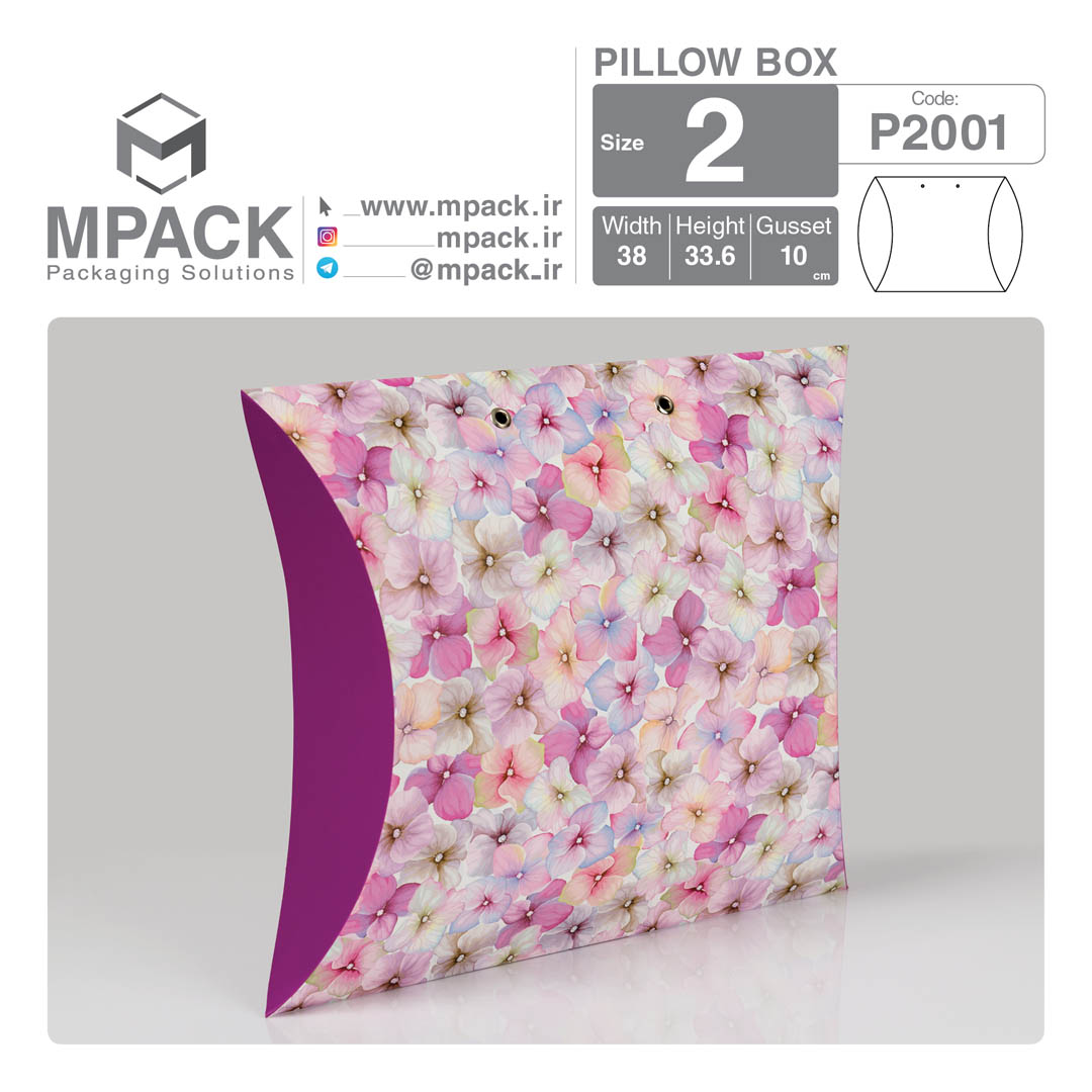 ساک دستی بالشتی - بگ هدیه بالشتی سایز دو امپک Mpack 2001