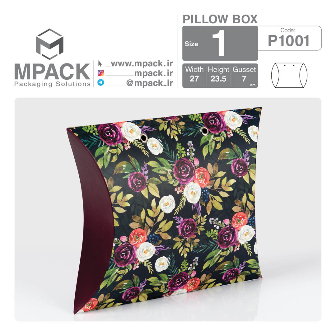 ساک دستی بالشتی - بگ هدیه بالشتی سایز یک امپک Mpack 1001