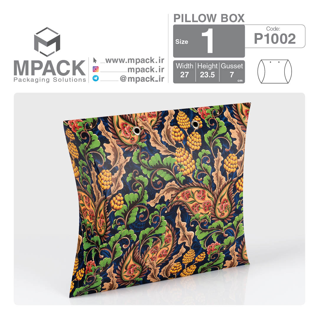 ساک دستی بالشتی - بگ هدیه بالشتی سایز یک امپک Mpack 1002