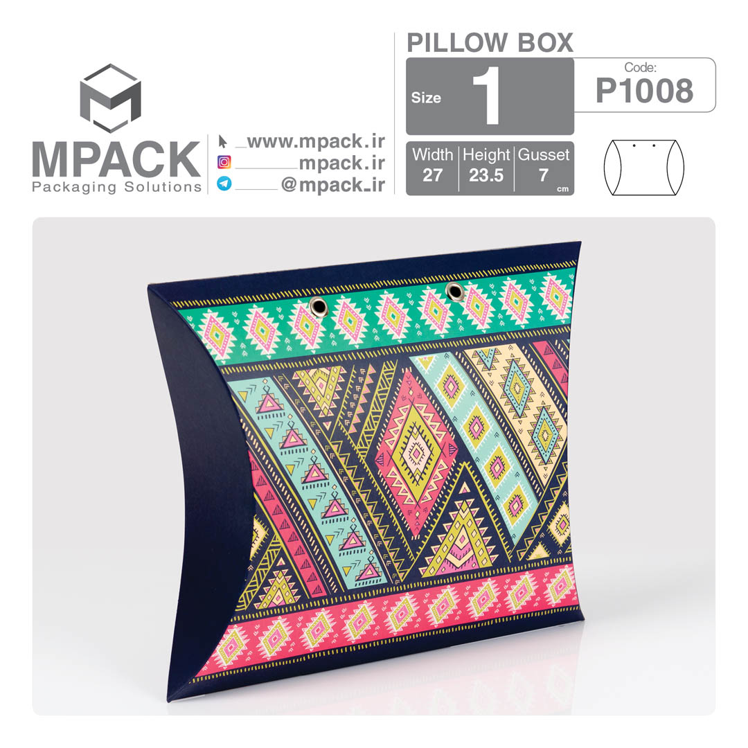 ساک دستی بالشتی - بگ هدیه بالشتی سایز یک امپک Mpack 1008
