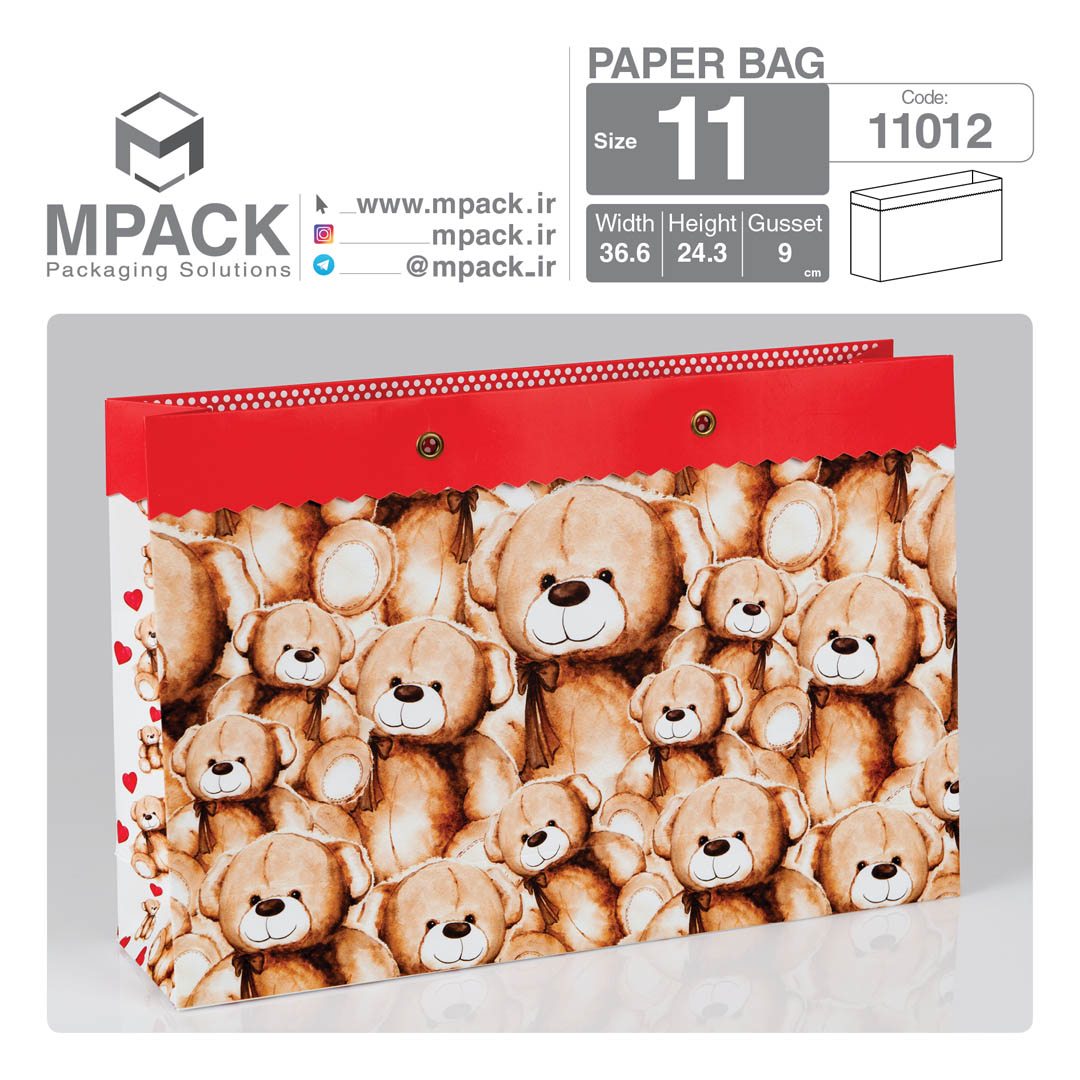 ساک دستی - بگ هدیه - امپک Mpack سایز 11 - 11012