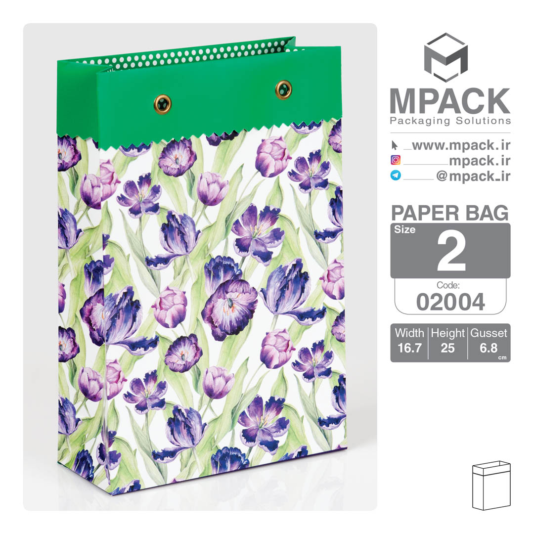 ساک دستی - بگ هدیه - امپک Mpack سایز 2 - 2004