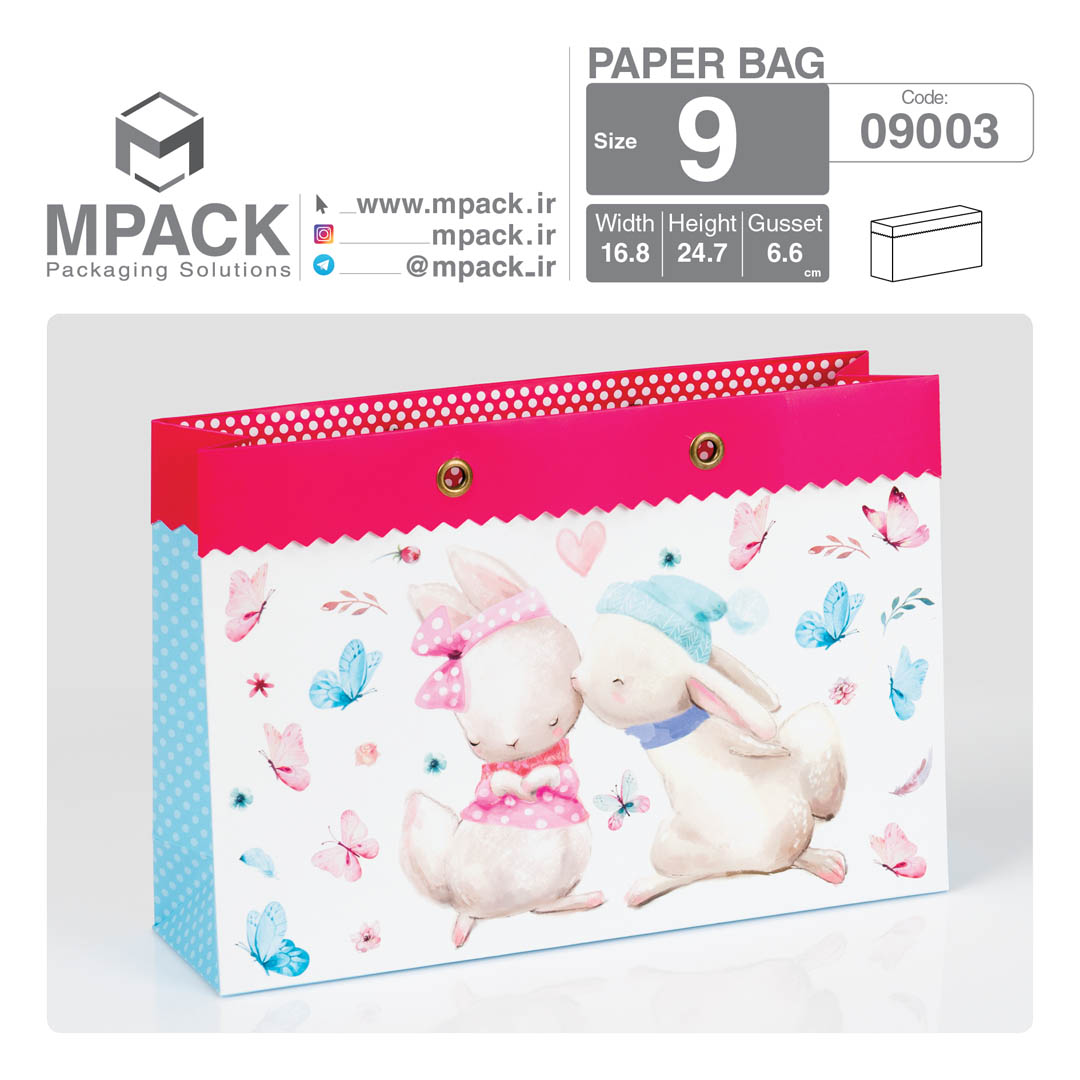 ساک دستی - بگ هدیه - امپک Mpack سایز 9 - 9003