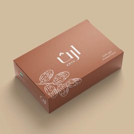 طراحی بسته بندی خرما در دبی برند ارث Erth
