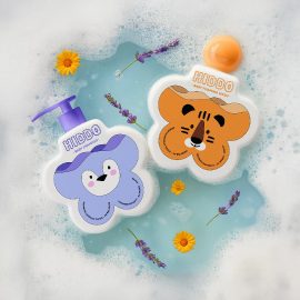 طراحی بسته بندی شامپو کودک Hiddo