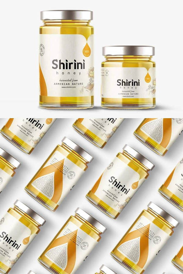 طراحی بسته بندی عسل Honey packaging design
