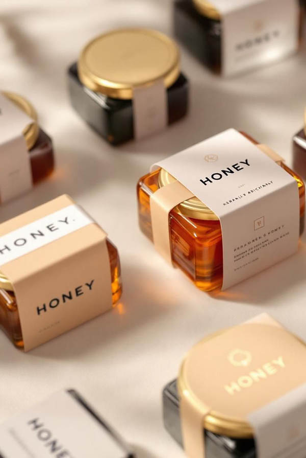 طراحی بسته بندی عسل Honey packaging design
