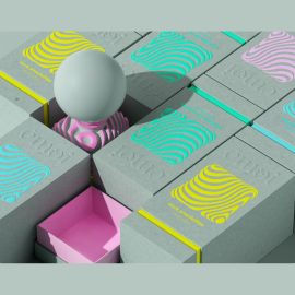 طراحی بسته بندی عطر برند emoi