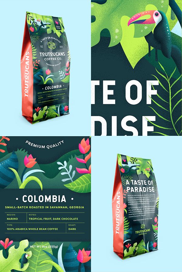 طراحی بسته بندی قهوه Coffee packaging design