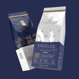 بسته بندی قهوه لوکاری Luccari Coffee