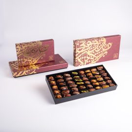 طراحی بسته بندی خرما مغزدار لوکس