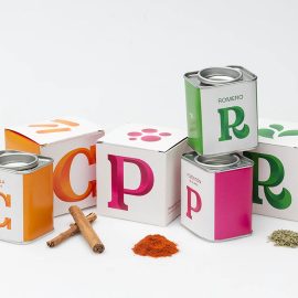 طراحی بسته بندی قوطی فلزی ادویه، طراحی خلاقانه و مینیمال
