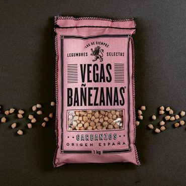 طراحی بسته بندی و لفاف حبوبات نخود Vegas