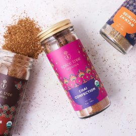 طراحی بسته بندی و لیبل ادویه جات spice tree