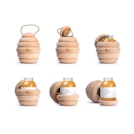 نمونه طراحی بسته بندی عسل Bzzz honey