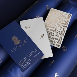 نمونه هویت بصری قهوه با سبک سلطنتی