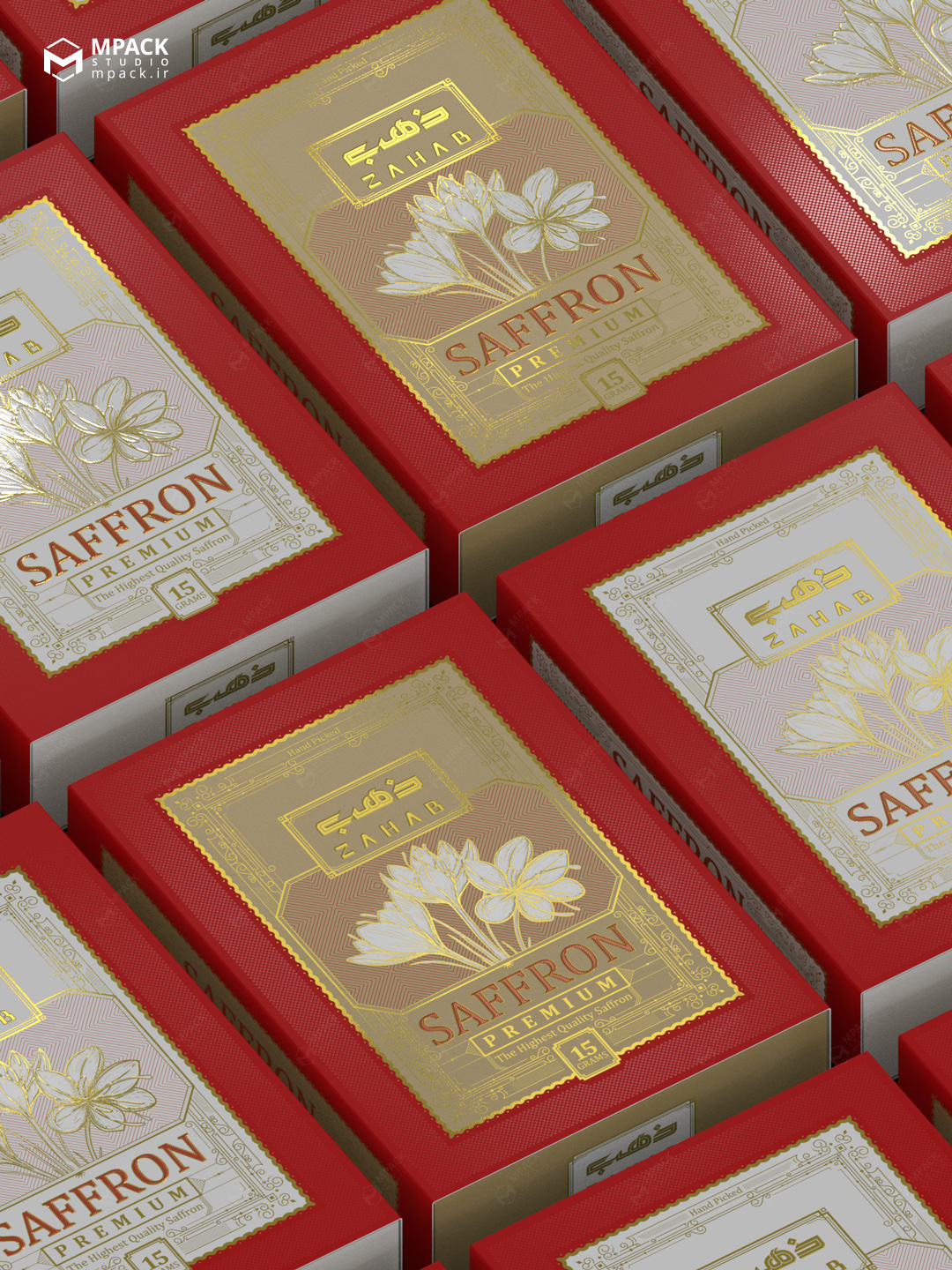 زعفران سوپر نگین، ایده پردازی و طراحی بسته بندی