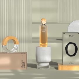 طراحی بسته بندی ادکلن MeO
