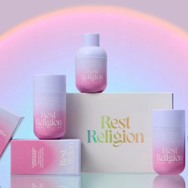 طراحی بسته بندی خانواده محصولات آرایشی و بهداشتی Rest Religion