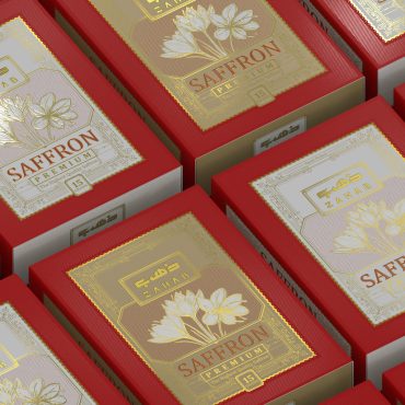 طراحی بسته بندی لوکس زعفران 15 و 20 گرمی ذهب