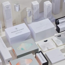 طراحی بسته بندی محصولات مراقبت از پوست Maison DArt